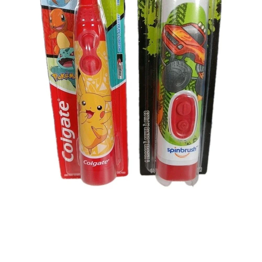 Colgate Spinbrush Toothbrush Kids Pokemon Monster Truck